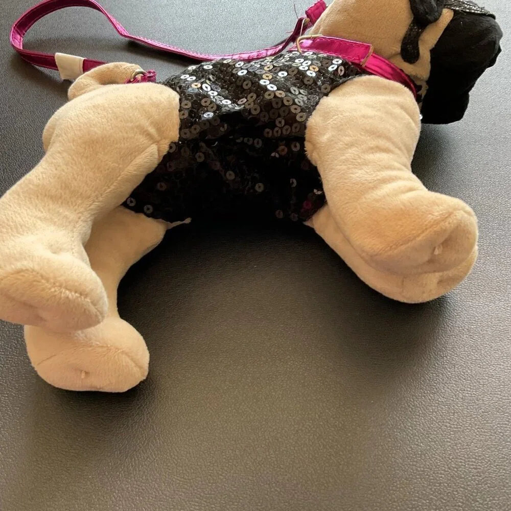 POOCHIE & CO PUG POOCH BLING PURSE